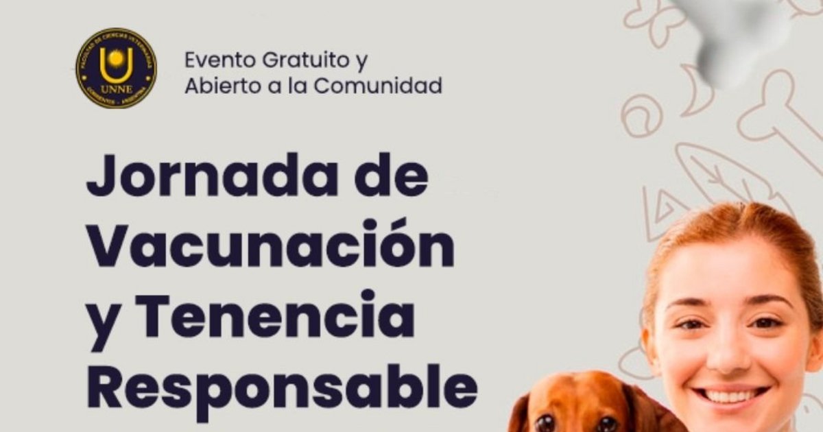 Vacunación antirrábica gratuita en Corrientes: días, horarios y sede de la Unne