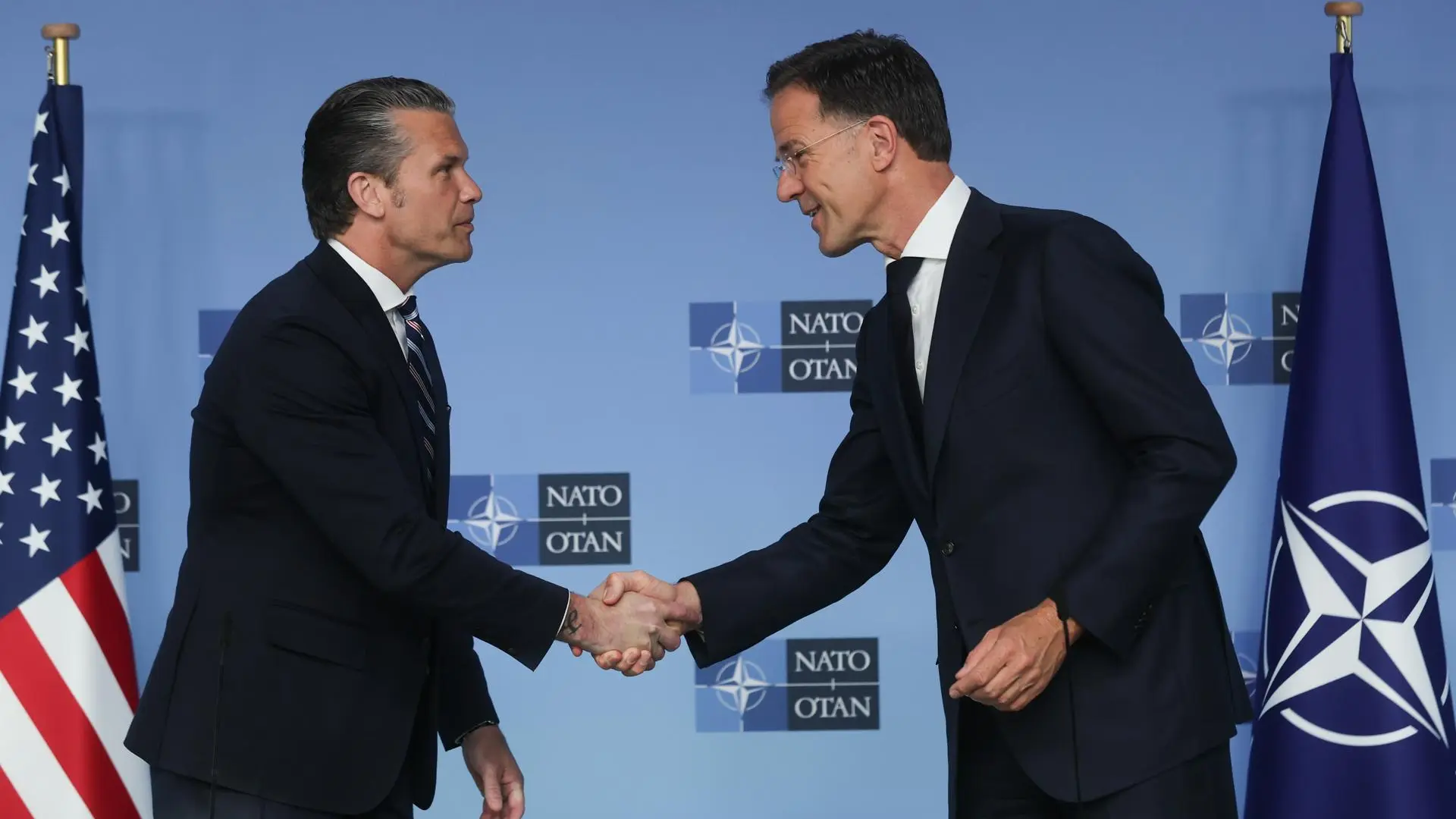 Rutte pone en duda que EEUU cumpla "con lo prometido" en caso de guerra y Washington pide a los aliados "hacer más"