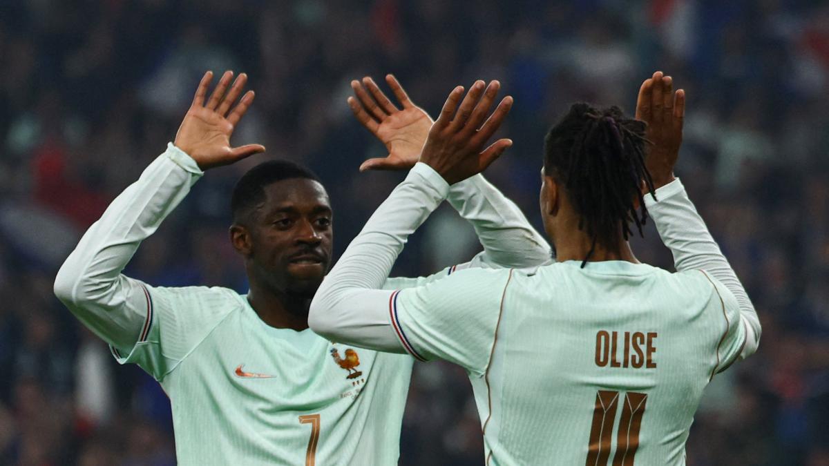 Olise alivia la tensión en Francia y encamina la goleada previo al Mundial