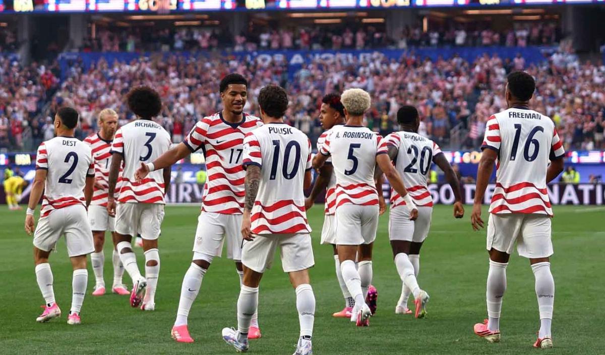 Estados Unidos le dio un baile a Paraguay en un debut de película en Los Ángeles