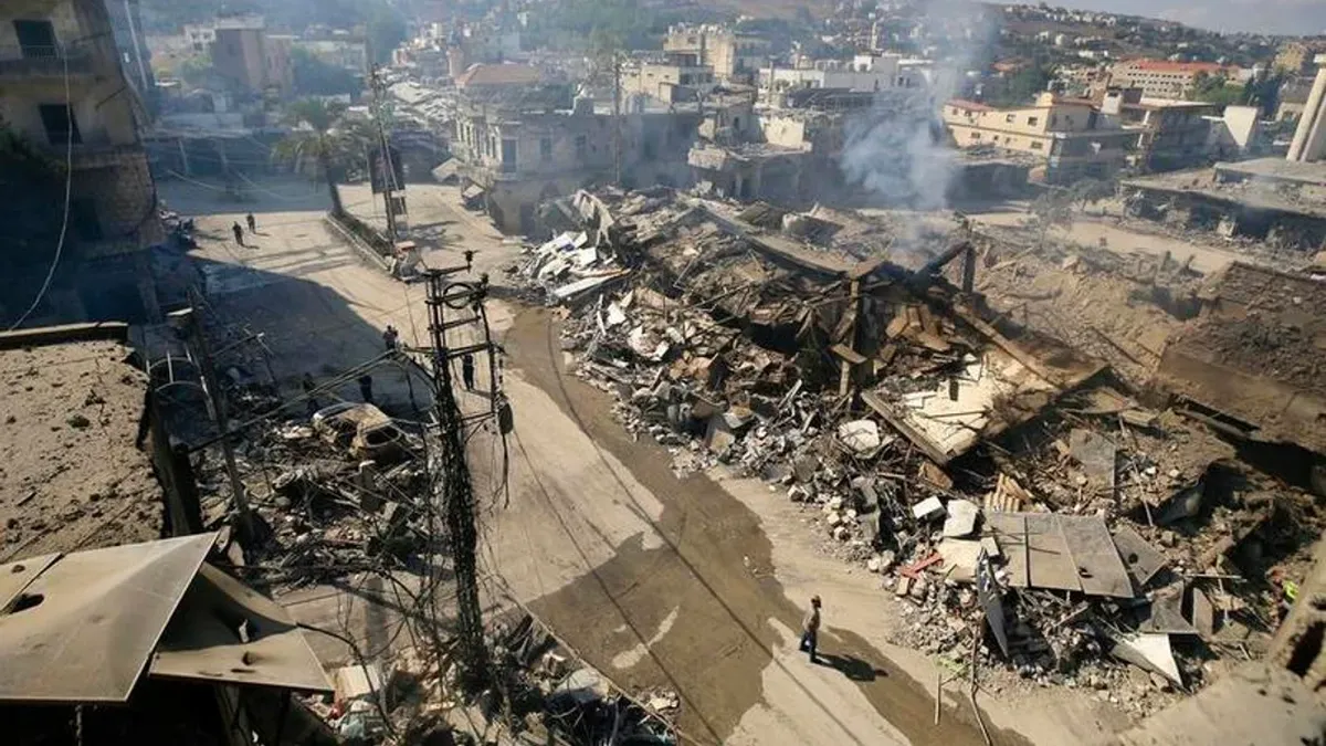 Israel ataca tres centros de mando de Hezbolá en sur del Líbano y destruye un túnel