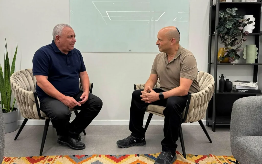 In 1st, Eisenkot's party polls even with Bennett's, in fight to be Netanyahu election rival