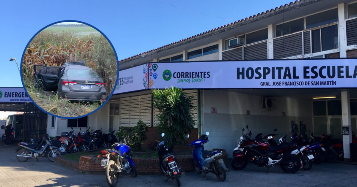 Cuál es el estado de salud de los chaqueños que chocaron en una ruta de Corrientes