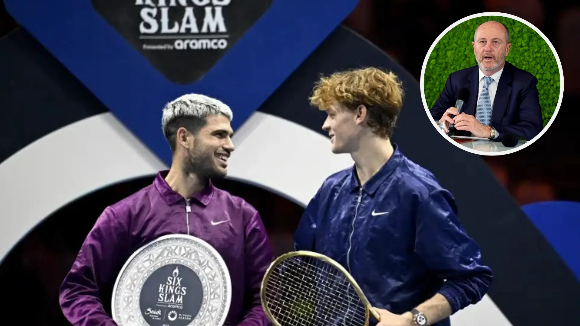 Angelo Binaghi, presidente de la Federación italiana de tenis: "Sinner nunca se compraría un yate de 6 millones como el de Alcaraz"