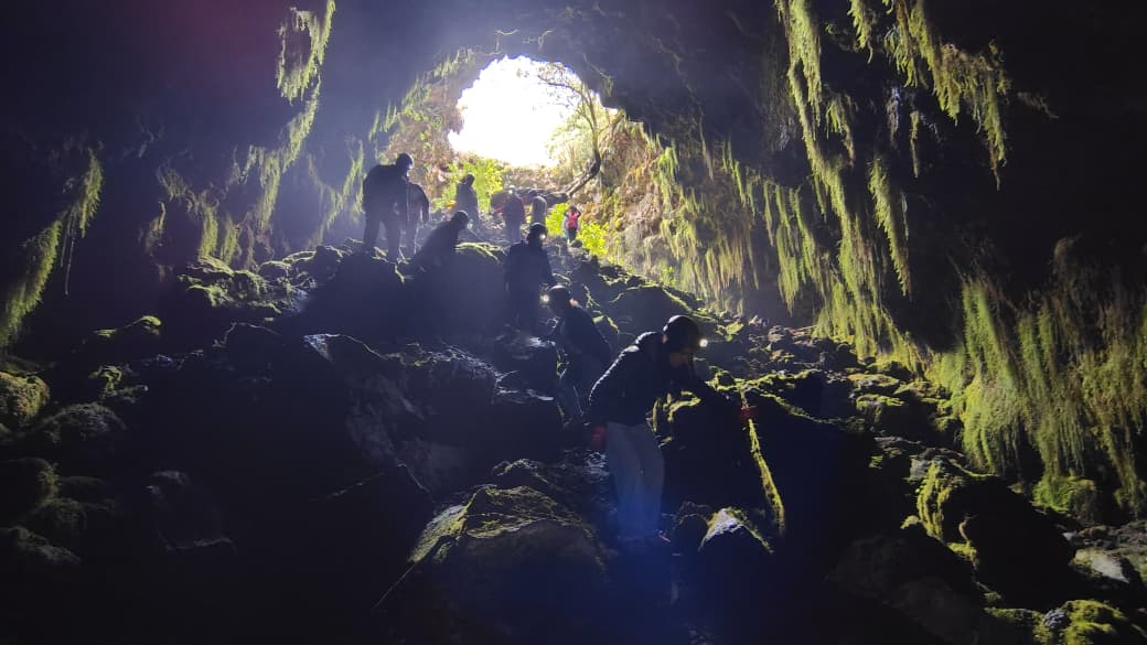 Cuevas-lava del volcán Xitle son promovidas por comuneros Mundial 2026