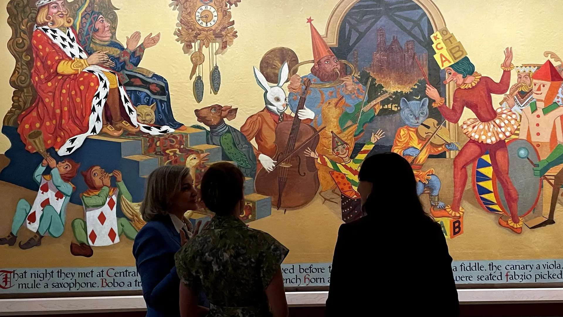 Un gran mural en Nueva York se abre a 'Alicia en el País de las Maravillas'