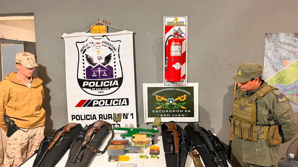 Disparaban en un campo y terminaron imputados: les secuestraron cuatro armas y más de 400 municiones