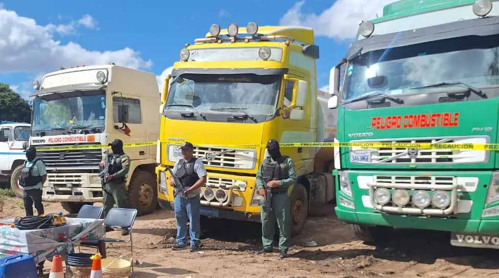 Policía desarticula red de desvío de diésel en Cotoca