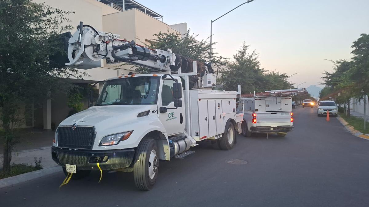 Despliega CFE operativo permanente en Nuevo León; refuerza red eléctrica
