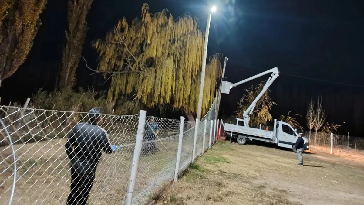 El municipio de Calingasta concretó un abanico de mejoras en Villa Nueva a pedido de los vecinos