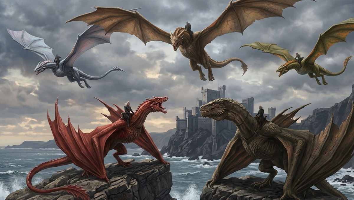 Estos son TODOS los dragones de 'House of the Dragon'