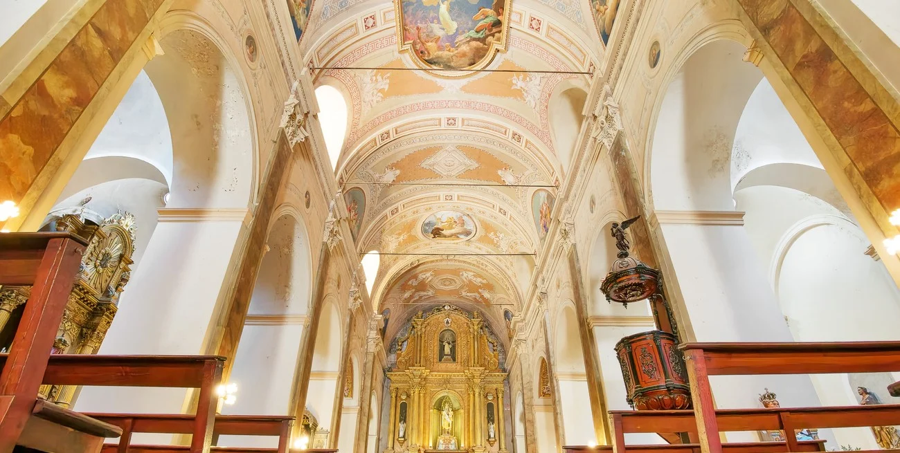La bóveda del Carmen, excepcional obra conjunta de Cingolani y Marinaro