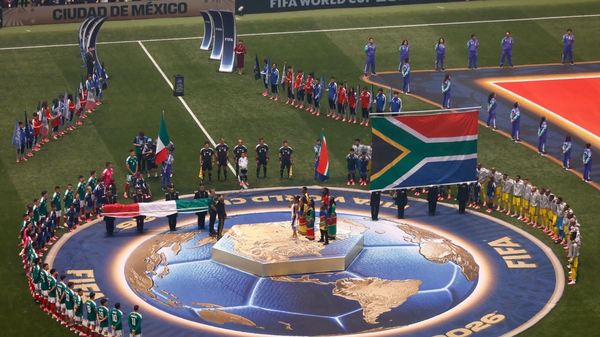 Histórico debut en el Mundial 2026: así fue la nueva ceremonia de himnos que estrenaron México y Sudáfrica