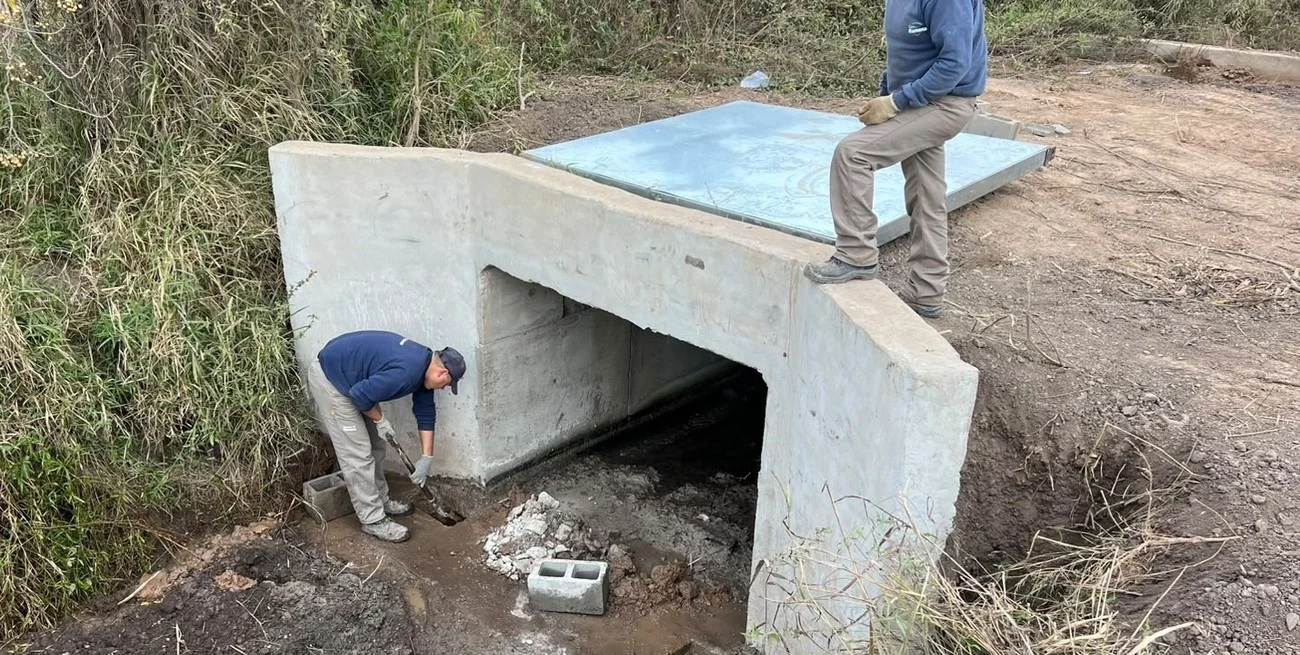 Mejoran el Canal Central de Ramona para optimizar el manejo de excedentes hídricos