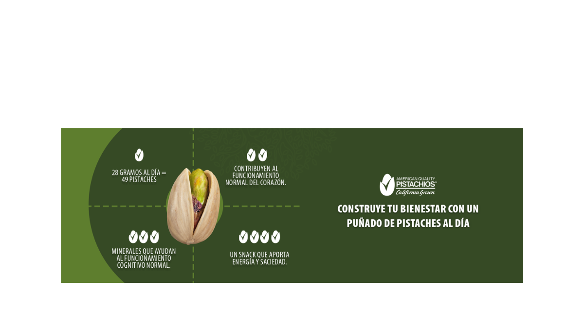 American Pistachio Growers destaca los beneficios nutricionales del pistache para el bienestar diario