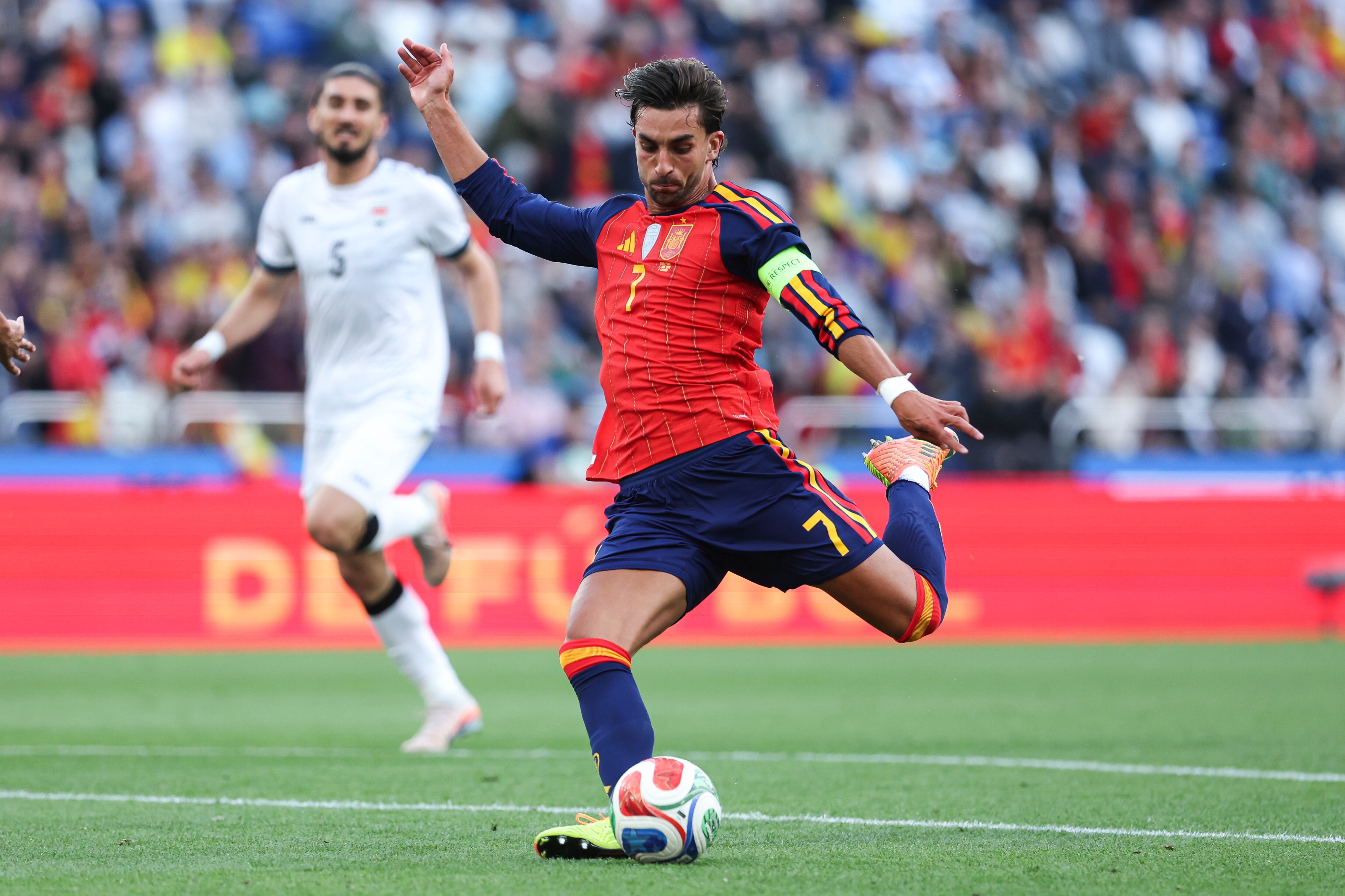 Ferran Torres, el delantero de la selección que siempre muerde