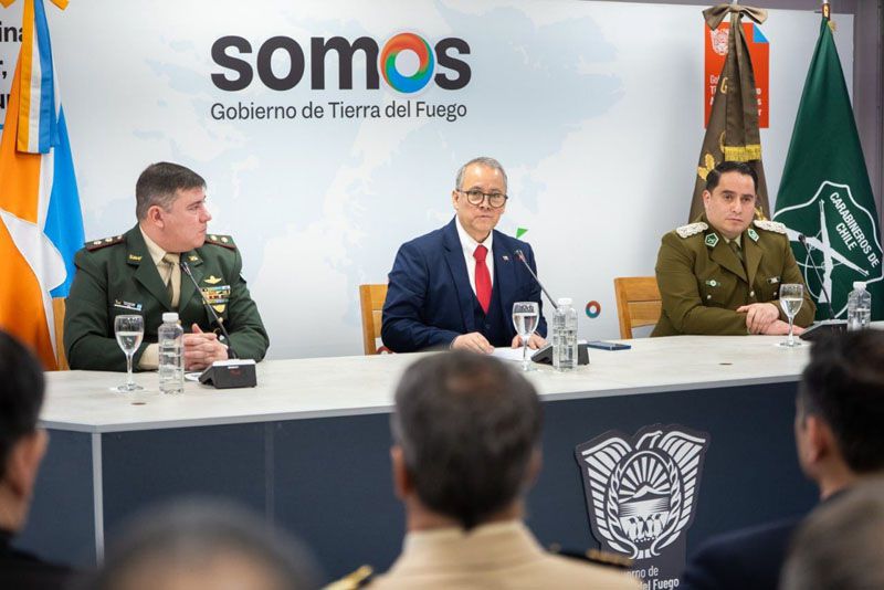 Ushuaia reunió a fuerzas de seguridad de Argentina y Chile