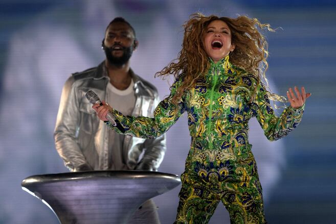 Así reaccionó Shakira al triunfo de Colombia sobre República del Congo. Video