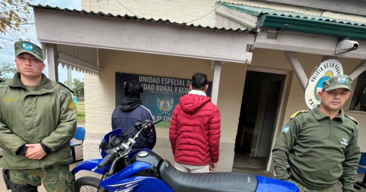 Se movilizaban en una moto robada y con una fuerte suma de dinero en Corrientes