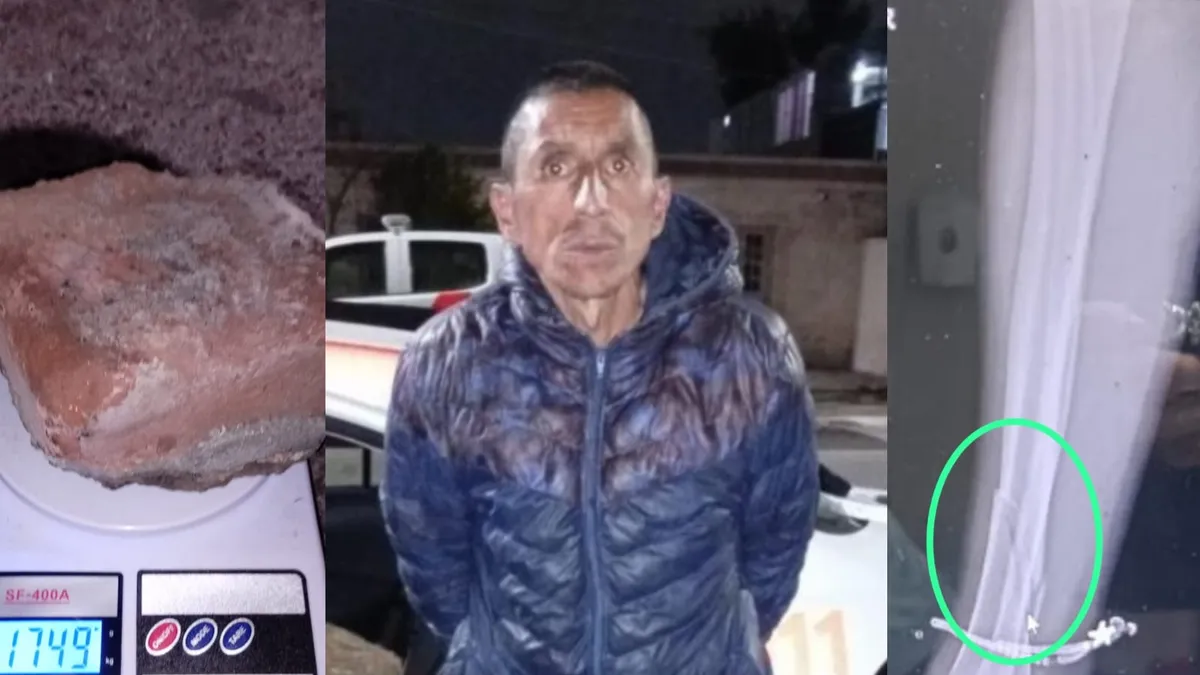 Le arrojó un ladrillo de casi dos kilos a su pareja, le fracturó una pierna y quedó detenido