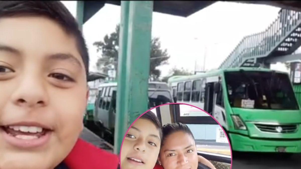 "Ese es nuestro camión": Emotivo video de un niño orgulloso de su mamá camionera conmueve internet