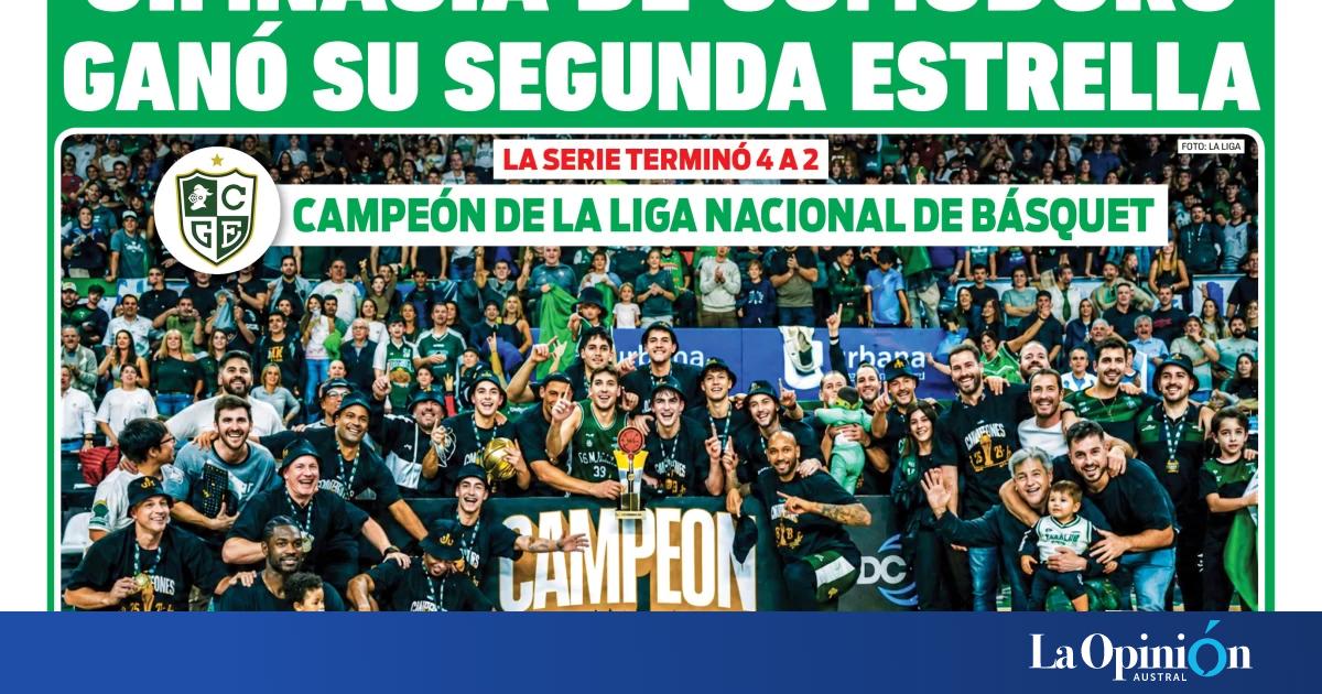 Tapa especial: Gimnasia de Comodoro ganó se segunda estrella