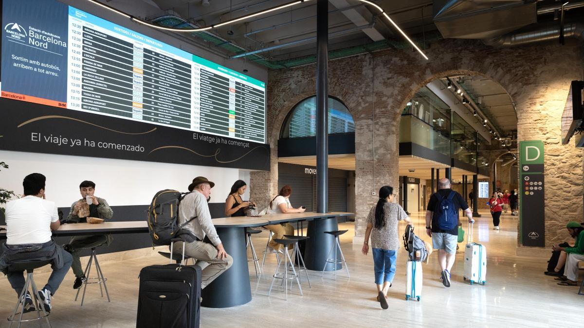 La estación del Nord de Barcelona se somete a un profundo lavado de cara