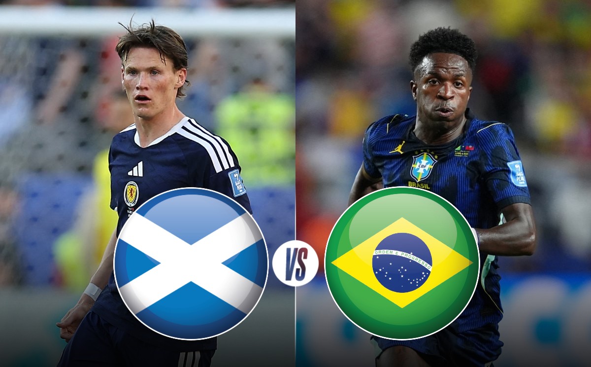 Dónde ver Escocia vs Brasil: A qué hora juegan EN VIVO