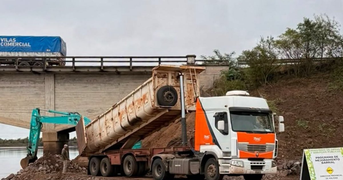 Corrientes finaliza obras clave para proteger el puente Paso López de la erosión
