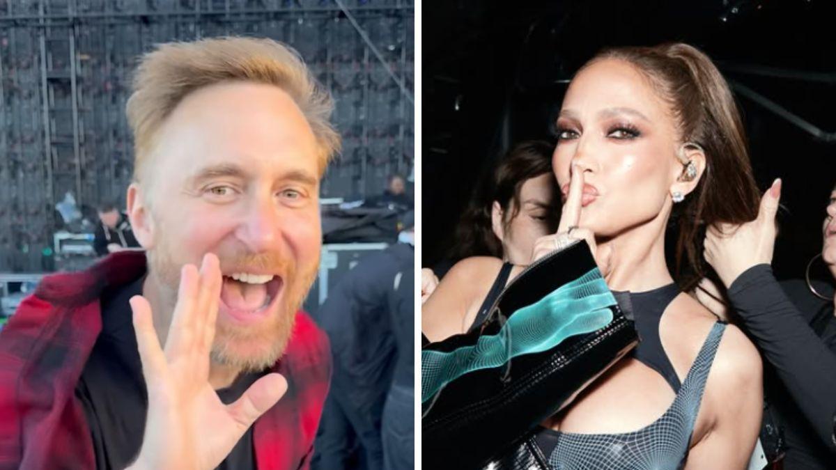JLo sorprende a David Guetta en el escenario y enloquece a los fanáticos en París