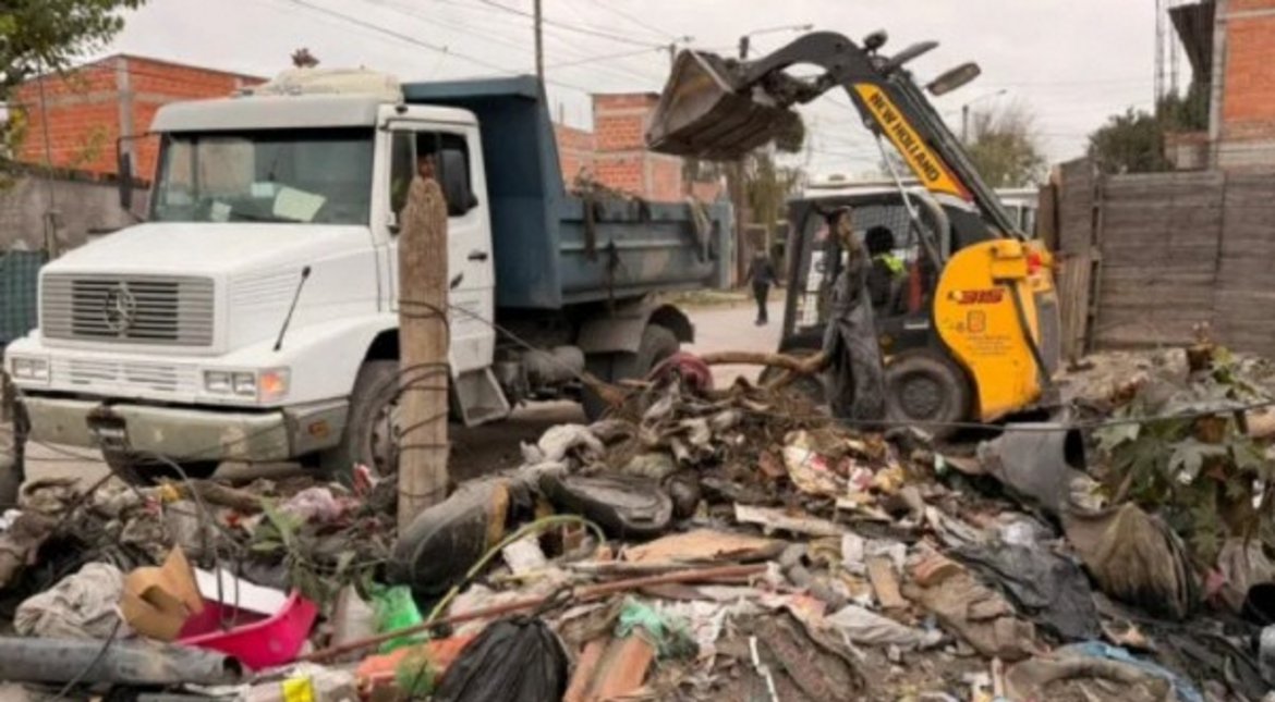 Limpiaron un baldío ocupado indebidamente