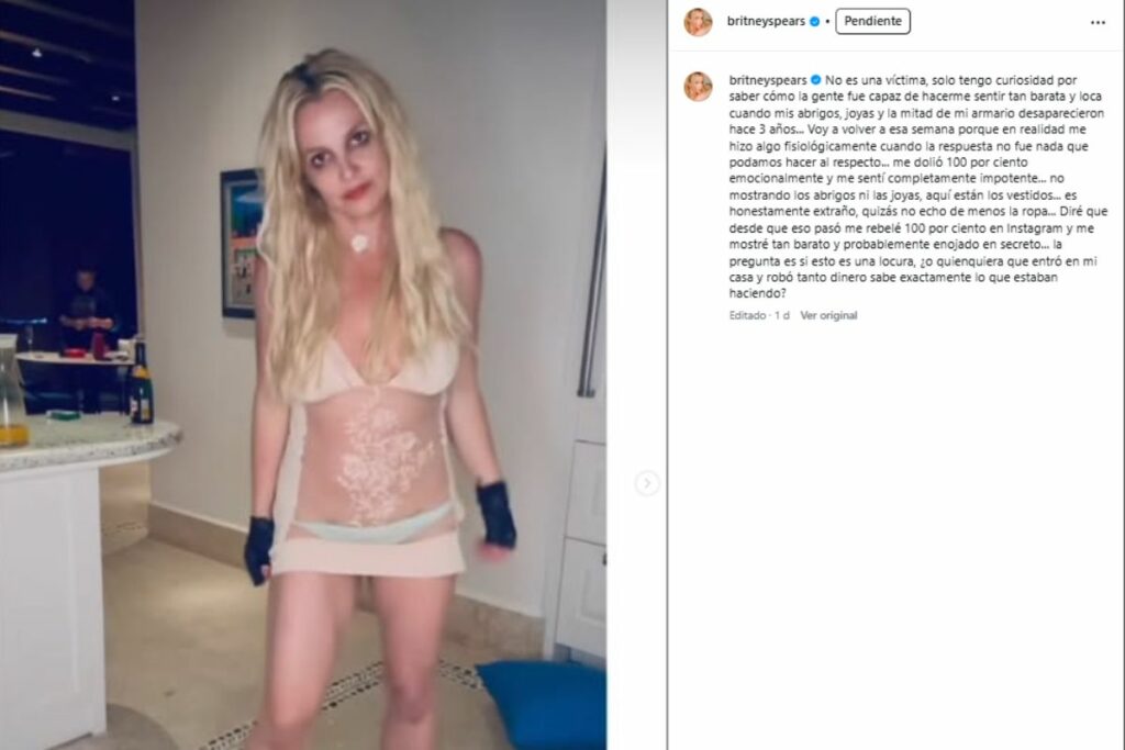 Britney Spears contó por qué hace inquietantes publicaciones en Instagram