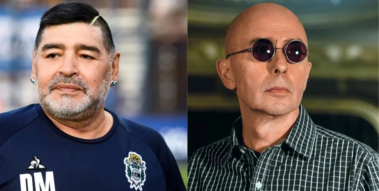 La familia de Diego Maradona despidió al Indio Solari con un sentido mensaje