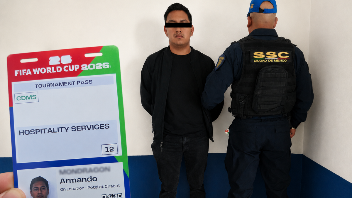 Cae trabajador del Estadio Ciudad de México;