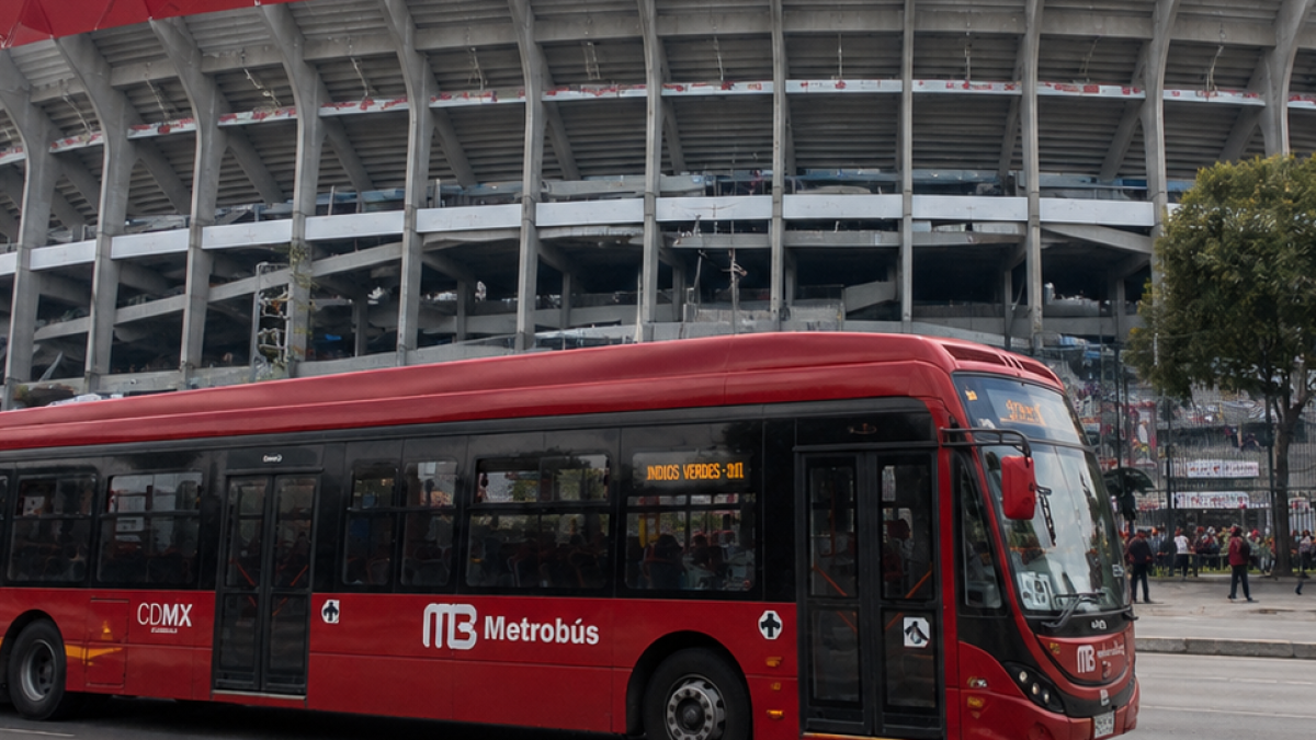 ALERTA: Metrobús habilita ruta especial del AICM a Estadio Ciudad de México