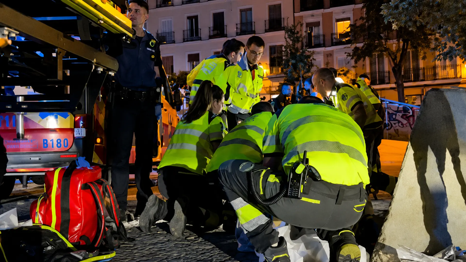 Herido grave un hombre de 35 años tras sufrir una agresión con arma blanca en el centro de Madrid