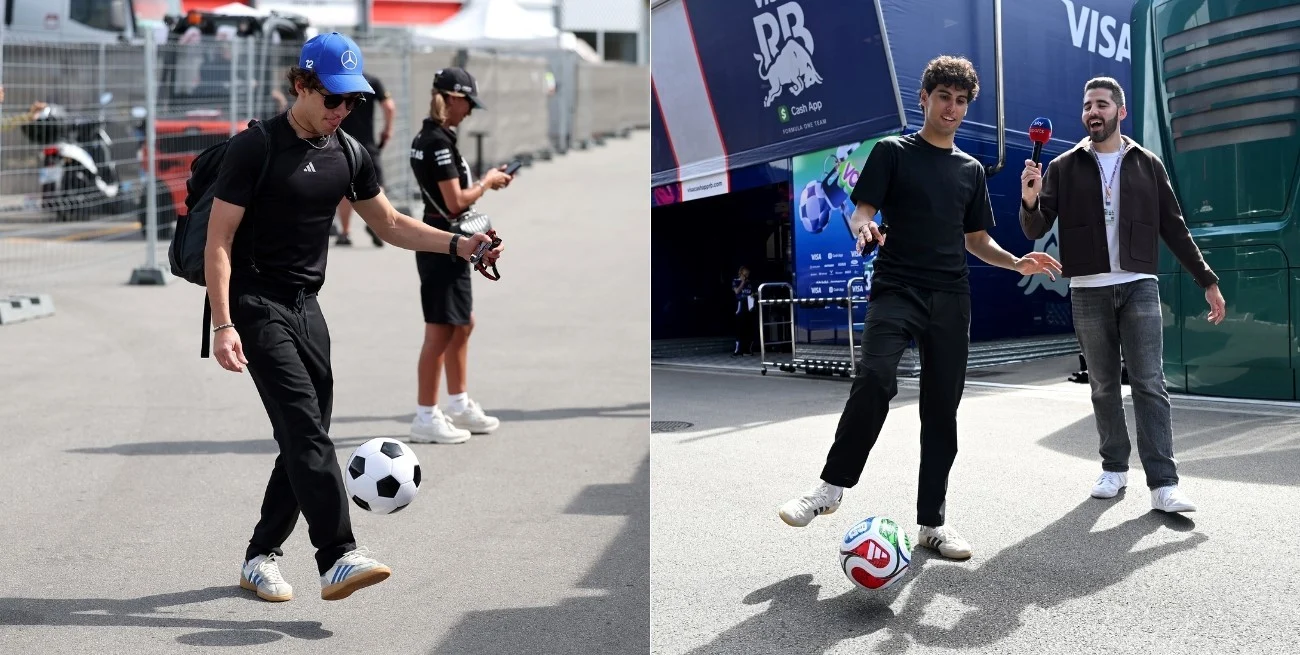 El Mundial también se coló en el paddock de la Fórmula 1