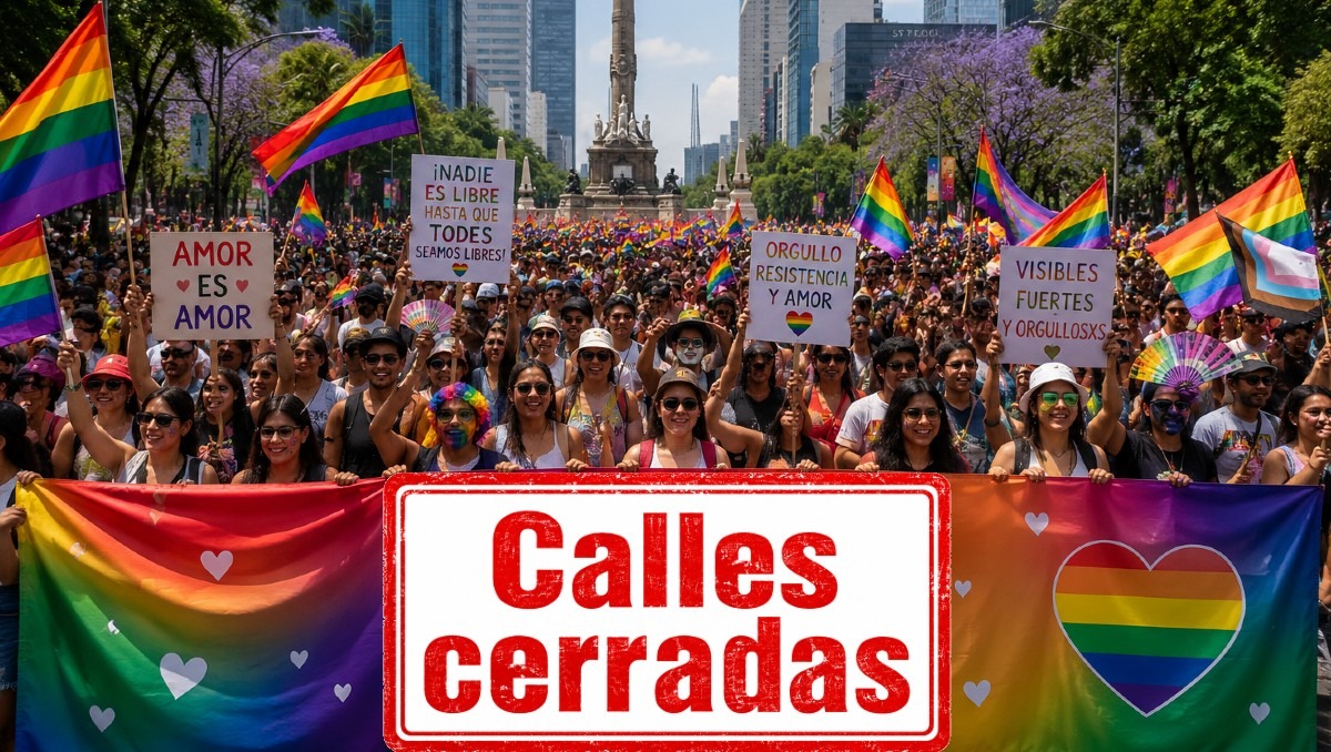 Marcha LGBT 2026: calles cerradas en CdMx y alternativas viales