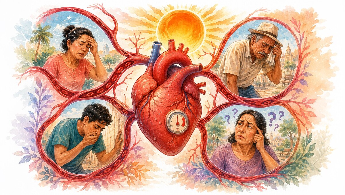 Cómo afecta el calor al corazón: riesgos y síntomas