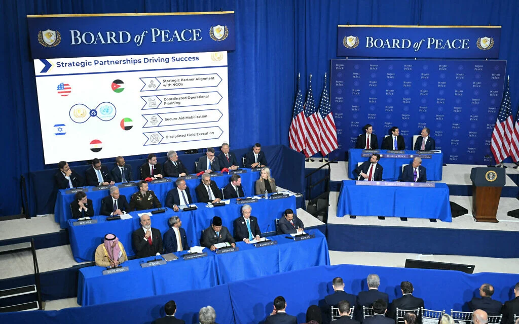 Board of Peace finalizing plans for Gaza, but implementation timeline up in the air