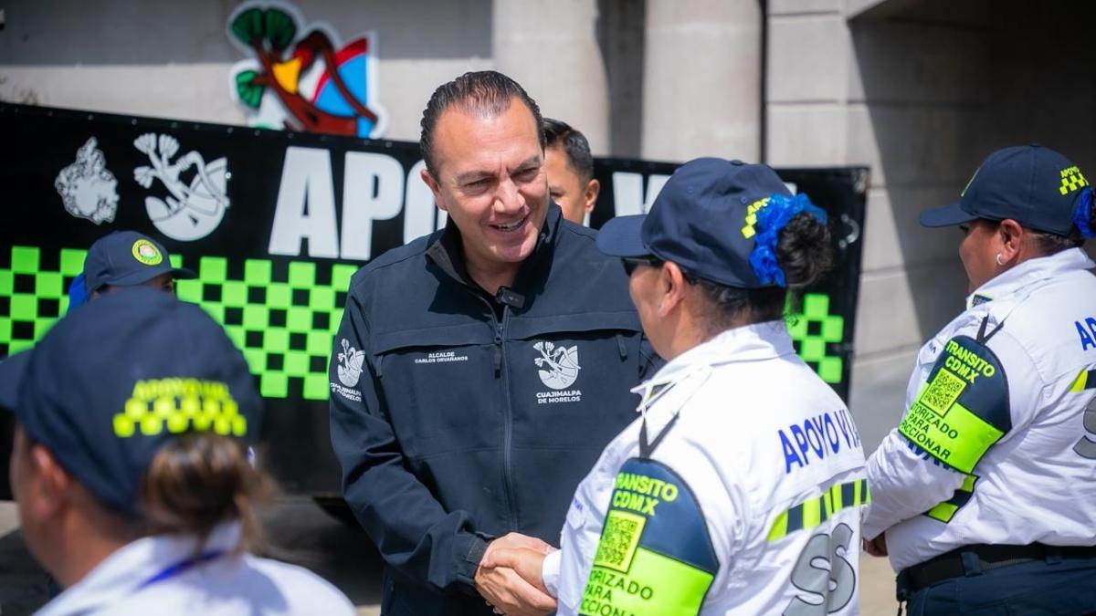 Cuajimalpa presenta a las "Dianas", mujeres policías que apoyarán en movilidad