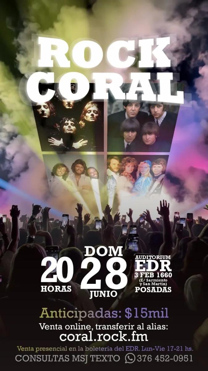 Himnos a capela y eléctrica: llega "Rock Coral" con Queen, Cerati y más