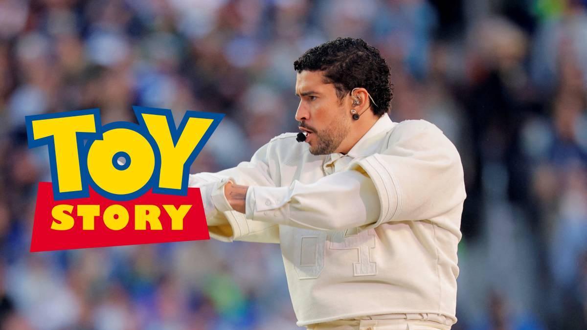 Filtran primera escena de Bad Bunny como juguete en Toy Story 5