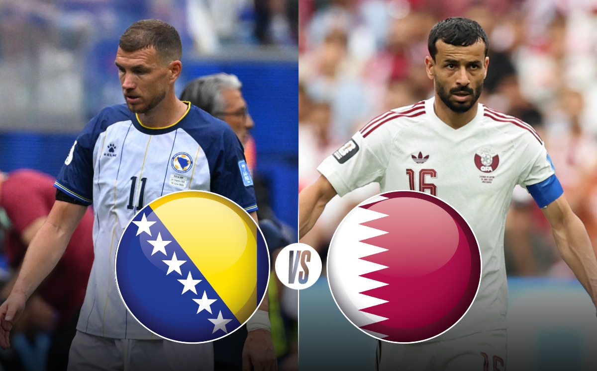 Dónde ver Bosnia y Herzegovina vs Qatar: A qué hora juegan EN VIVO