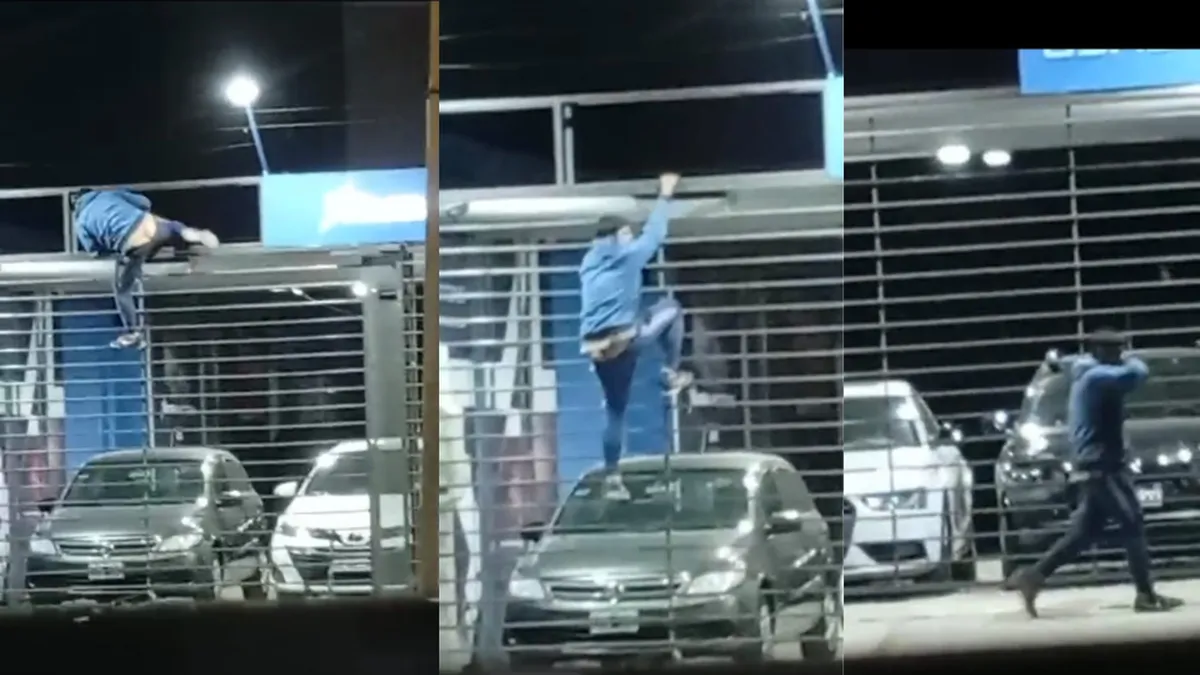 [VIDEO] Ladrón se pasó de la raya en una concesionaria de Capital, un vecino lo filmó y la Justicia lo condenó