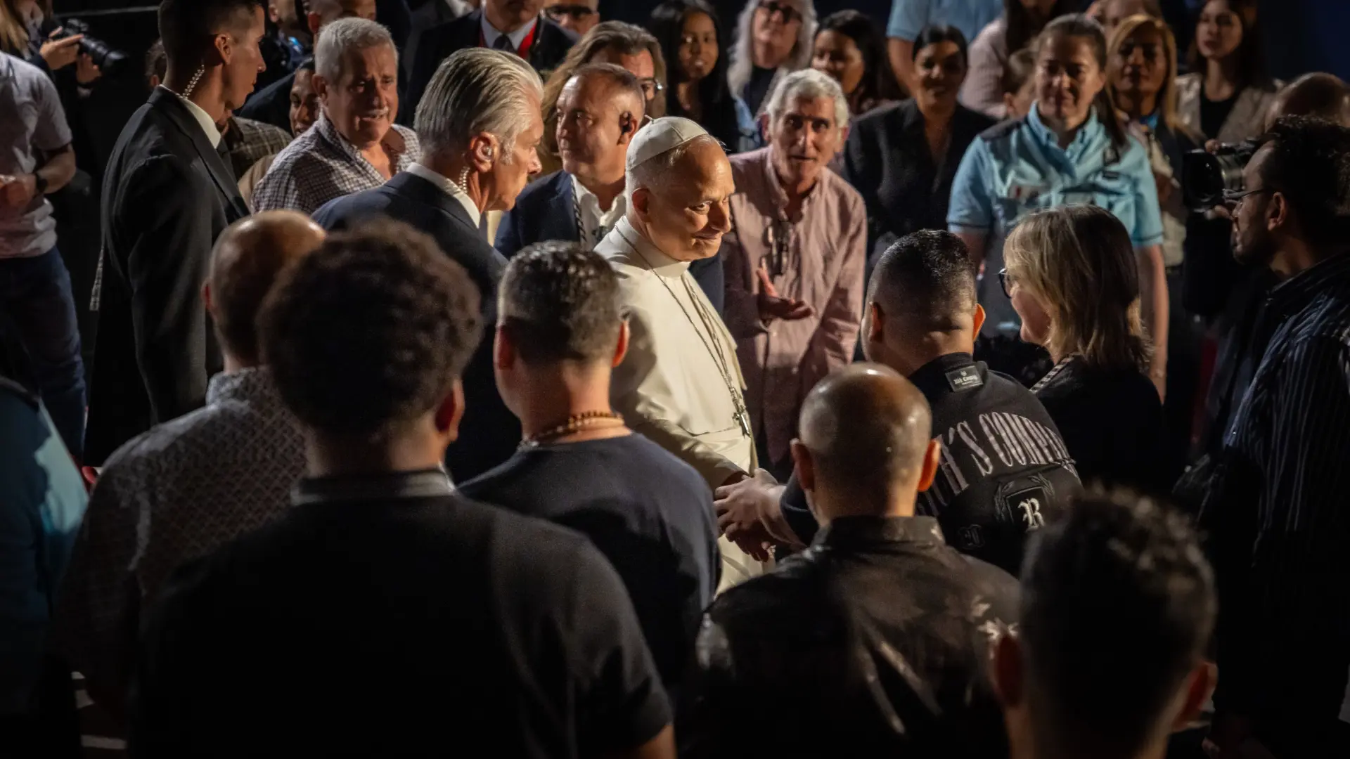 Las mejores imágenes de la visita del Papa a la cárcel de Brians en Cataluña