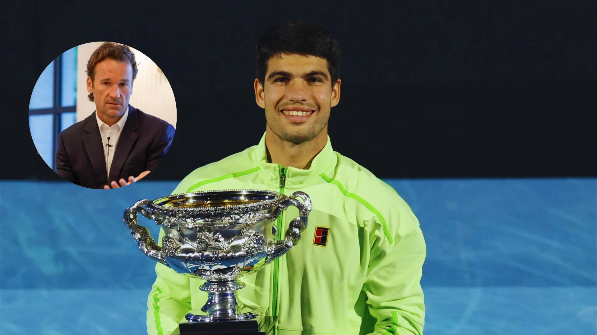 Carlos Moyá, exentrenador de Rafa Nadal: "Carlos Alcaraz ya es uno de los mejores de la historia"