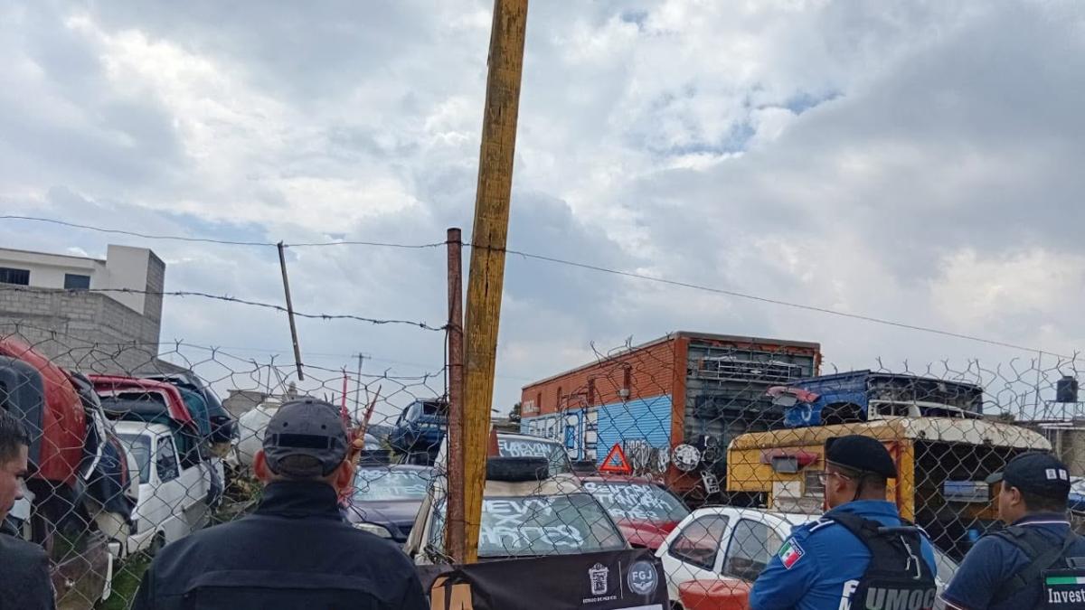 Aseguran inmuebles en Chalco usados para almacenar autopartes robadas