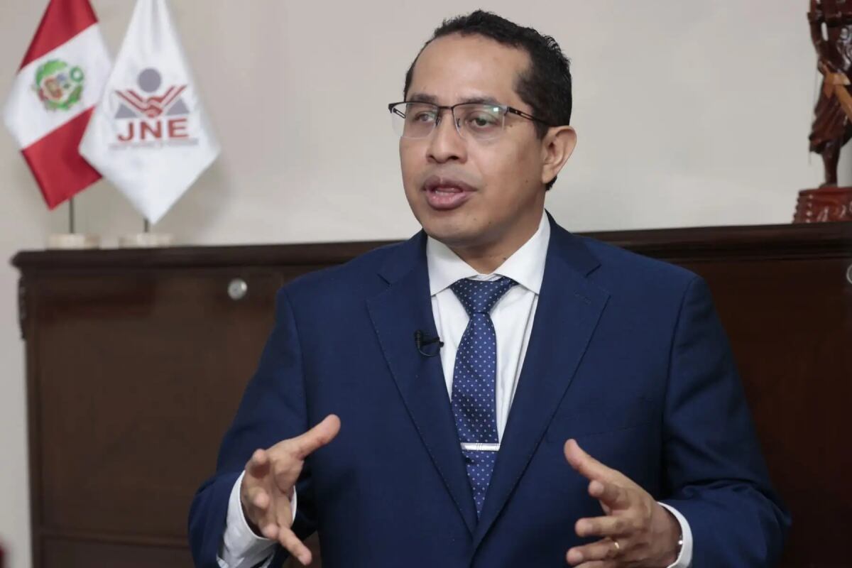 Presidente del JNE descarta fraude electoral y asegura que proceso se desarrolla con normalidad