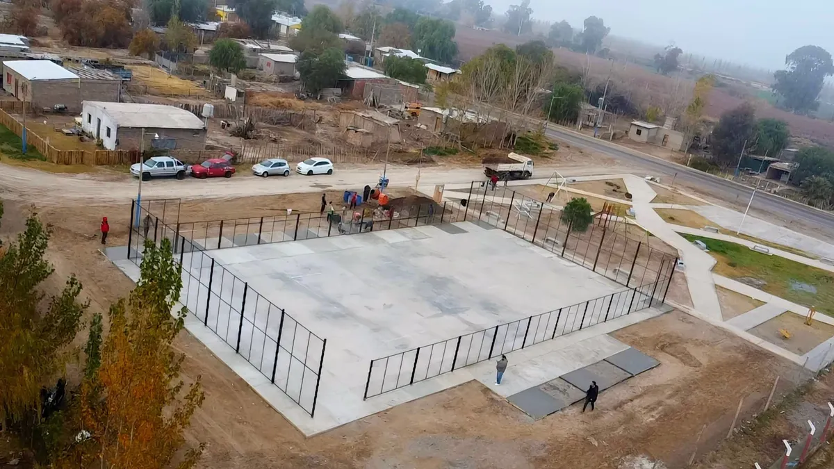 Revolución deportiva y urbana en 9 de Julio: avanzan a paso firme las obras en La Majadita